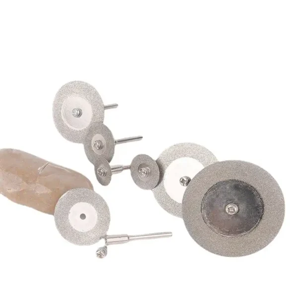 Diamond Cutting Wheel 10pcs With 2pcs Mandrel For Rotary Tools - Image 2